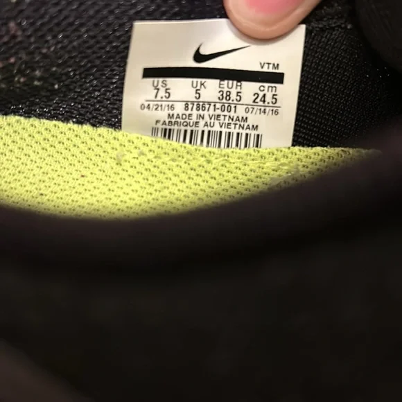 Nike Womens Zoom All Out Black Running Shoes Size 7.5 - Picture 8 of 8